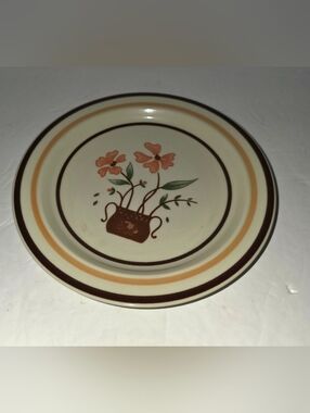 1970 Vintage Countryside Stoneware Bread/Desert Plate  6.75" Replacement Plate